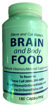 Steve and Catherine Blake's Brain and Body Food bottle photo
